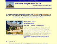 Tablet Screenshot of brittany-cottages-sales.co.uk